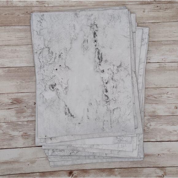 25 Super Grungy Dyed 8.5"x11" Papers, Hand Dyed Papers, Junk Journal Supply - Picture 3 of 10